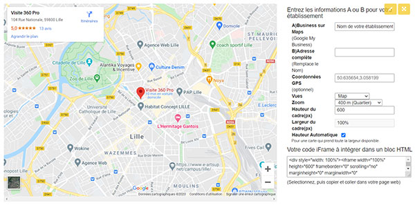 Int Grer Sa Carte Google Maps Personnalis E Dans Son Site Web