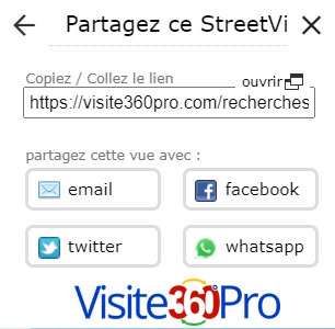 Partage de Street View