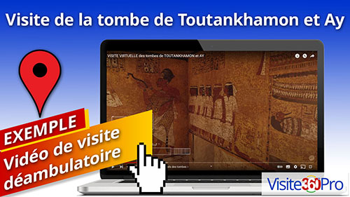 Visite virtuelle des tombes de Toutankhamon et Ay